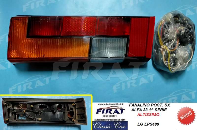 FANALINO ALFA 33 83 - 90 POST.SX LPS489